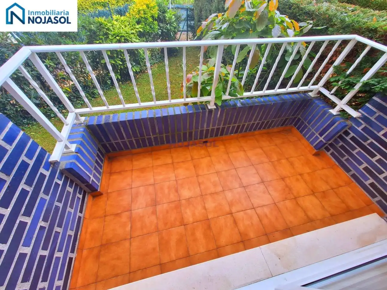 Terraza de Apartamento de alquiler en Noja con Calefacción, Jardín privado y Terraza