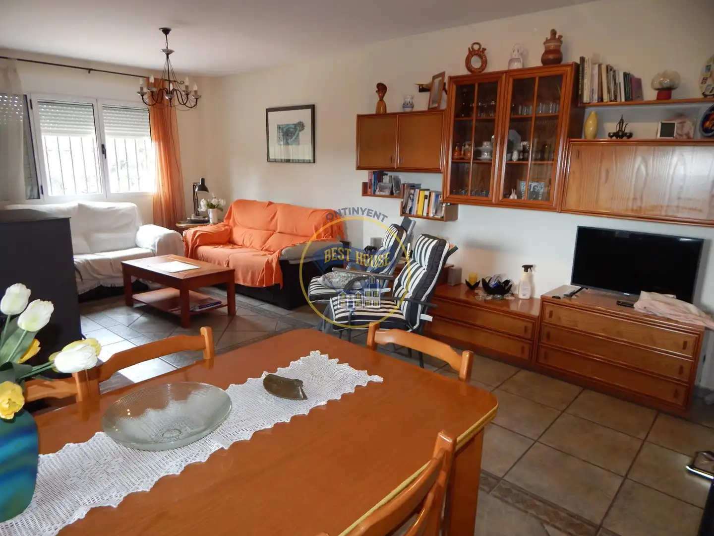 Sala de estar de Casa o chalet en venta en Bocairent con Calefacción, Jardín privado y Terraza