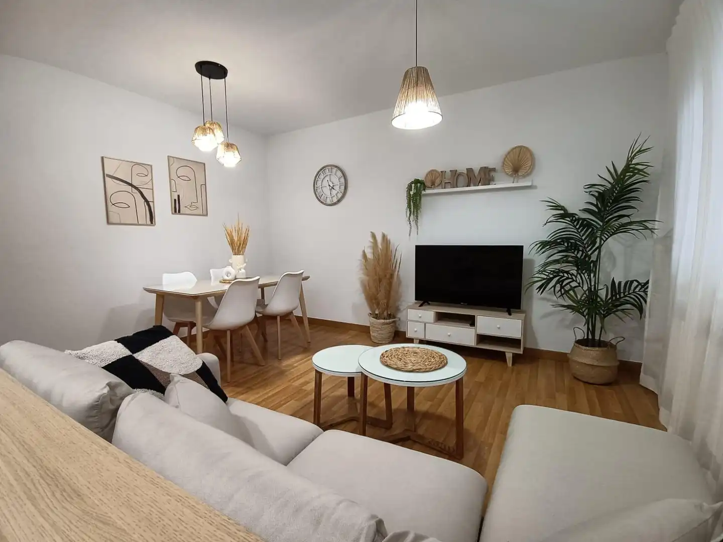 Wohnzimmer von Wohnung zur Miete in Alcázar de San Juan mit Klimaanlage, Heizung und Terrasse