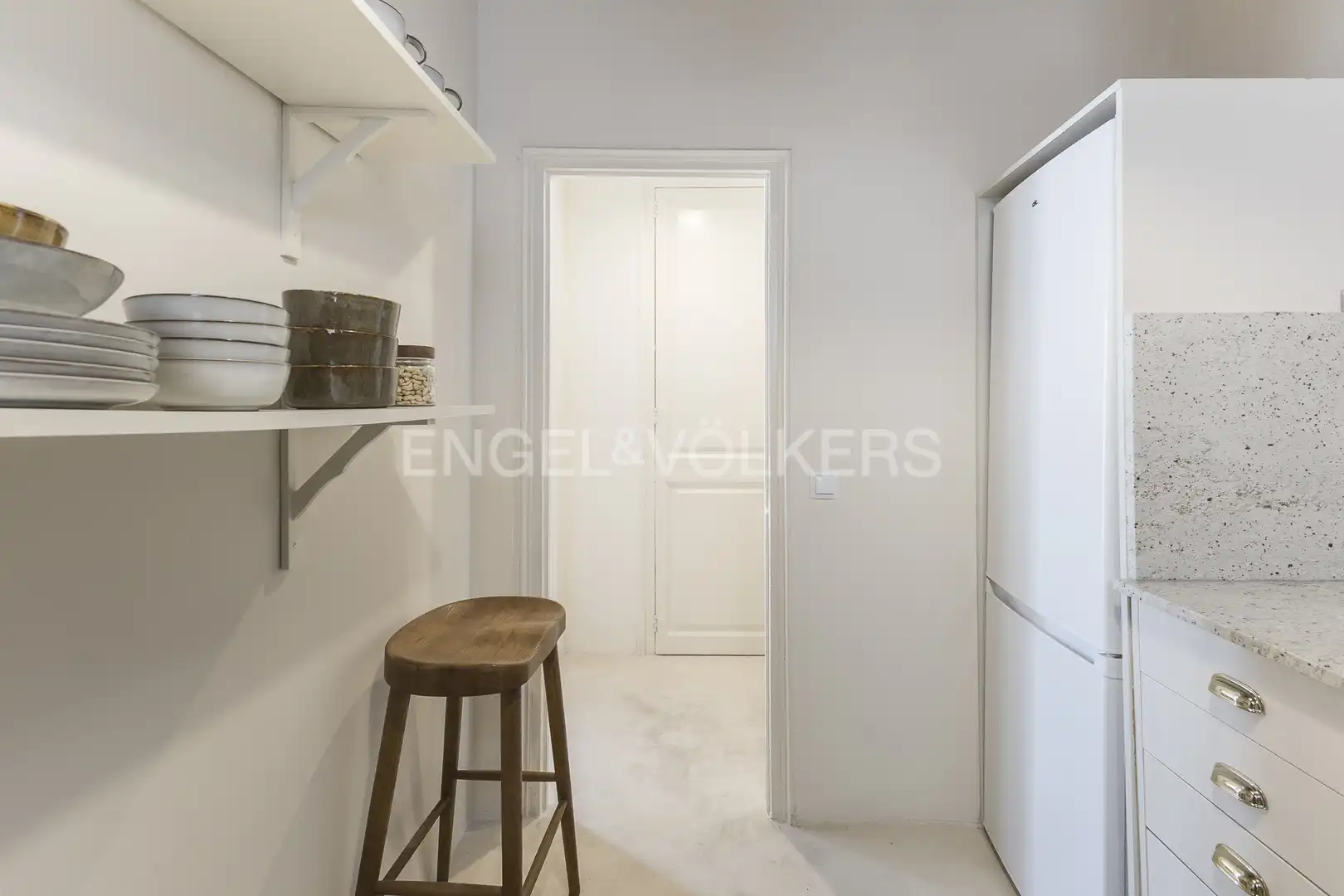 Kitchen of Flat for rent in Barcelona  with Air Conditioner, Heating and Balcony