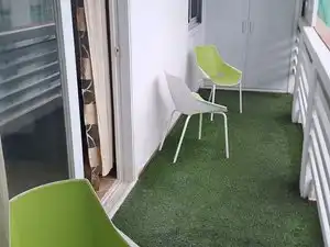 Terrassa de Apartament de lloguer en Las Palmas de Gran Canaria amb Parquet, Moblat i Rentadora