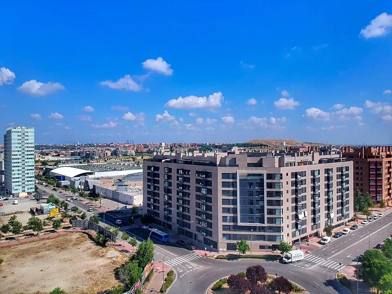 Vista exterior de Piso en venta en  Madrid Capital con Aire acondicionado, Calefacción y Trastero