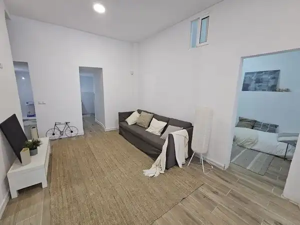 Sala de estar de Piso en venta en Las Palmas de Gran Canaria con Amueblado
