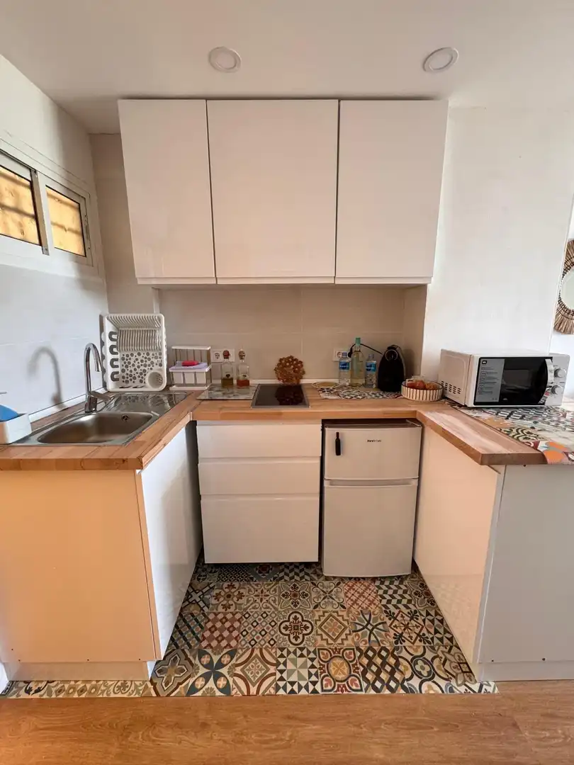 Kitchen of Study for rent in Benalmádena  with Air Conditioner, Terrace and Furnished