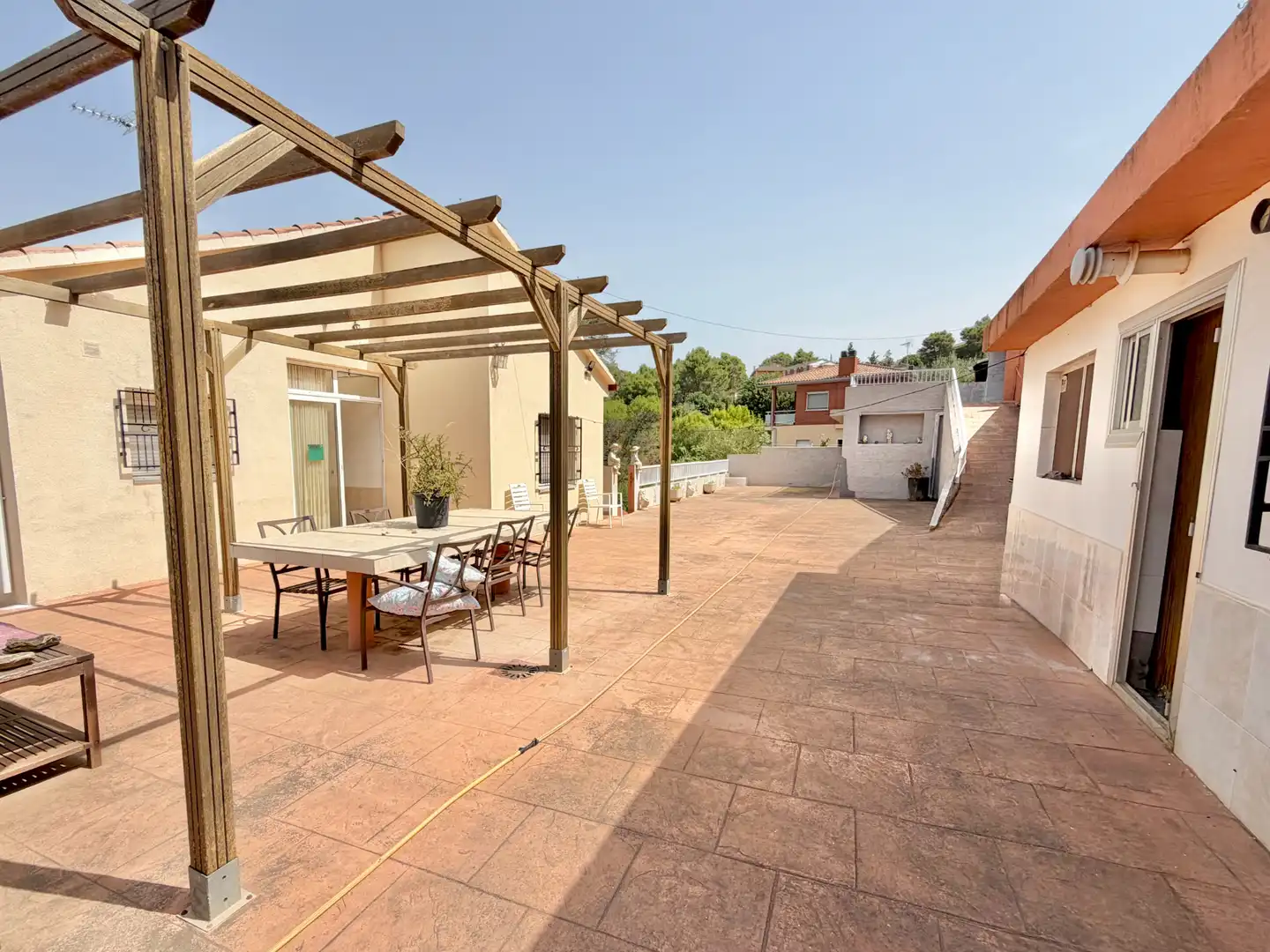 Terrassa de Casa o xalet en venda en Olesa de Bonesvalls amb Calefacció, Jardí privat i Terrassa