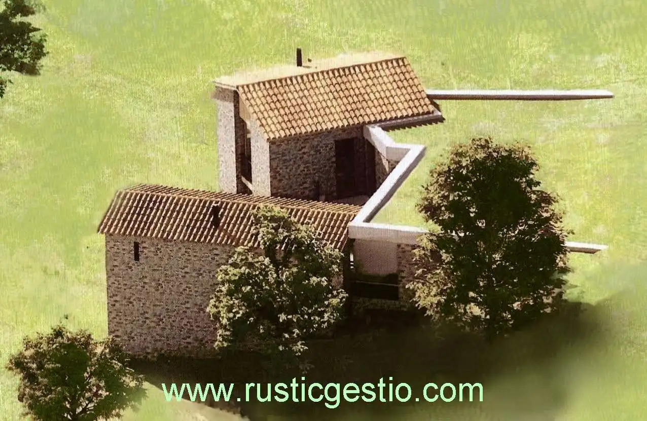 Vista exterior de Finca rústica en venta en Ogassa con Jardín privado y Terraza