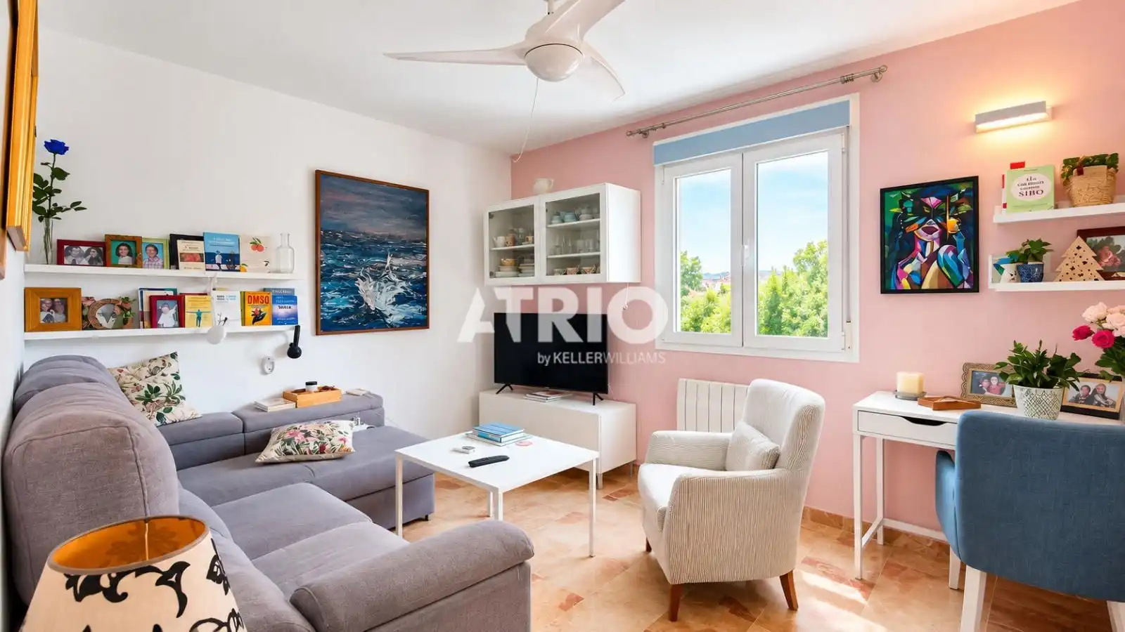 Sala d'estar de Casa o xalet en venda en  Palma de Mallorca amb Aire condicionat i Terrassa