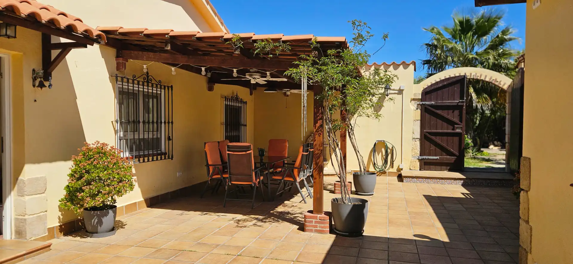 Terrace of Country homes for sale in  Tarragona Capital  with Air Conditioner, Heating and Private garden