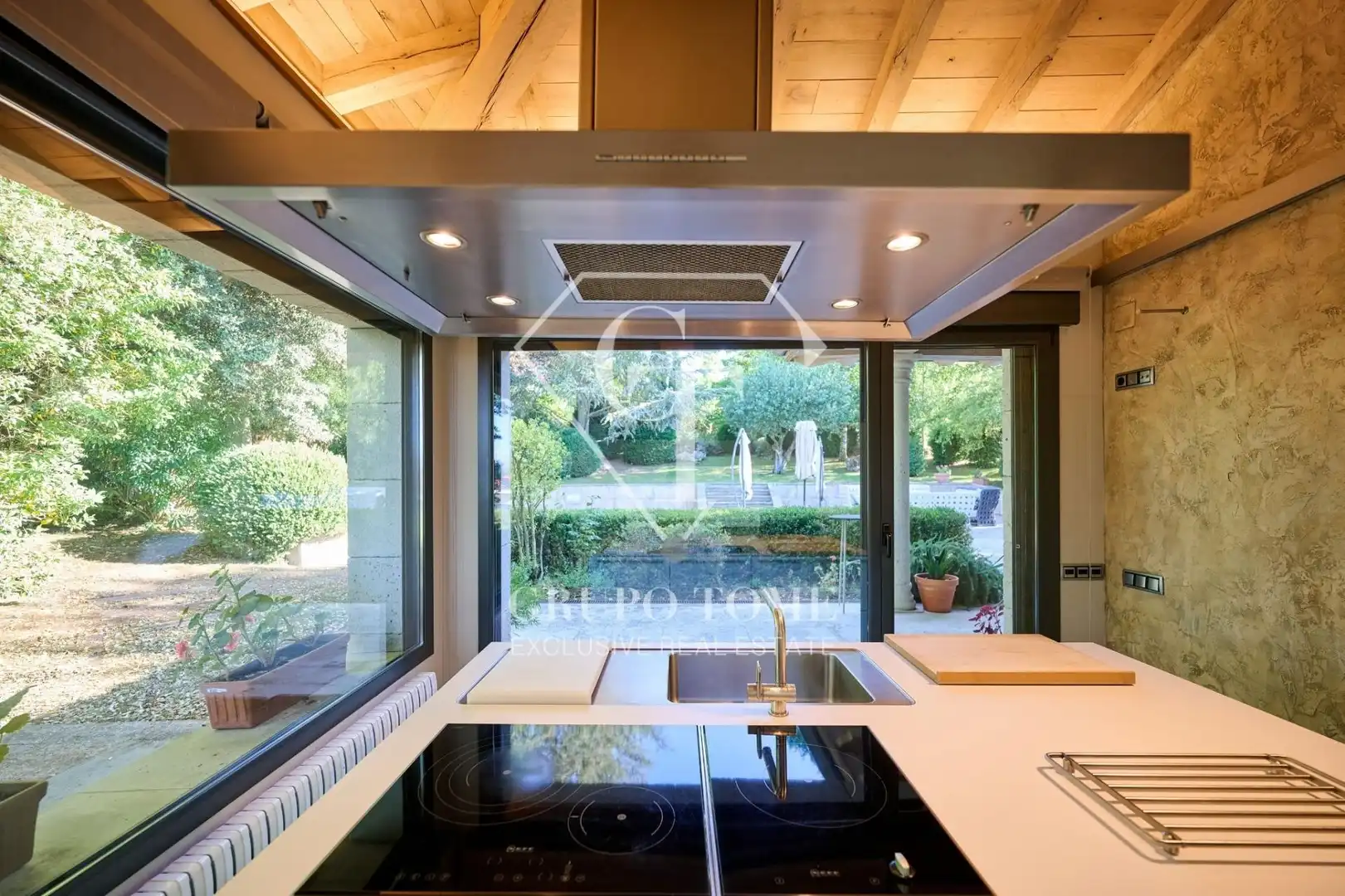 Cocina de Casa o chalet en venta en Ayegui / Aiegi con Aire acondicionado, Calefacción y Jardín privado