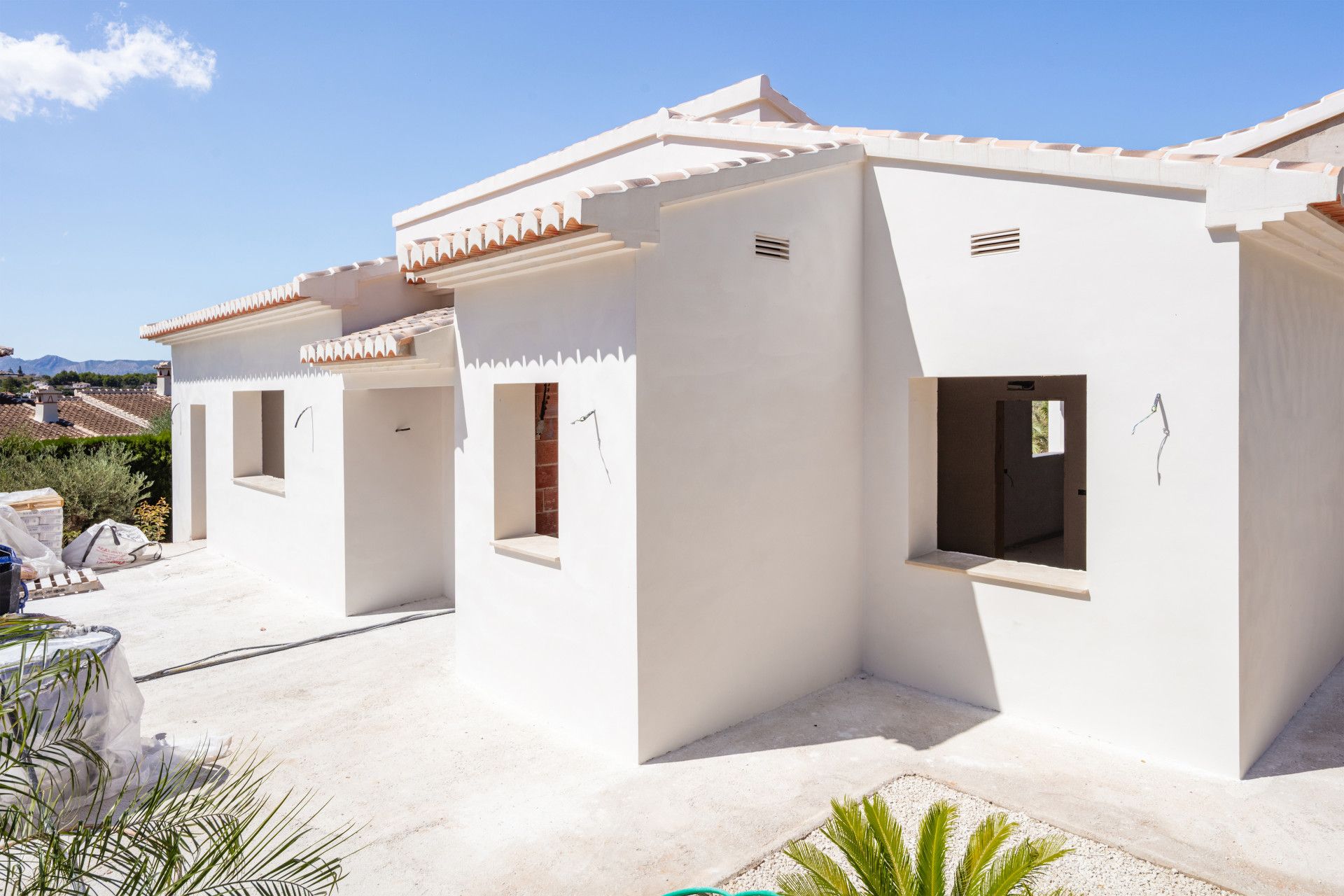 Vista exterior de Casa o xalet en venda en Jávea / Xàbia amb Aire condicionat, Jardí privat i Piscina