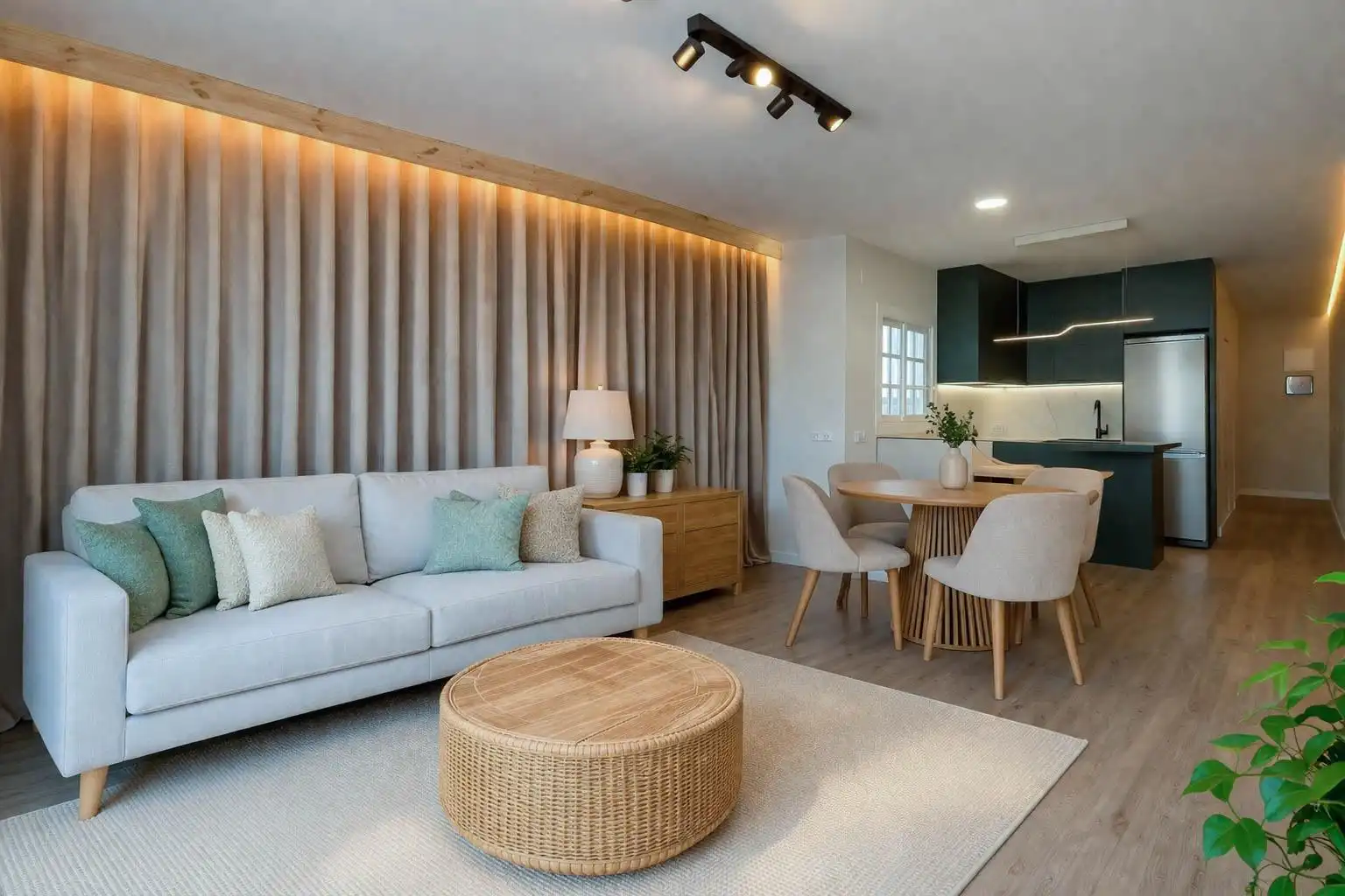 Sala d'estar de Àtic en venda en Barcelona amb Aire condicionat, Calefacció i Parquet