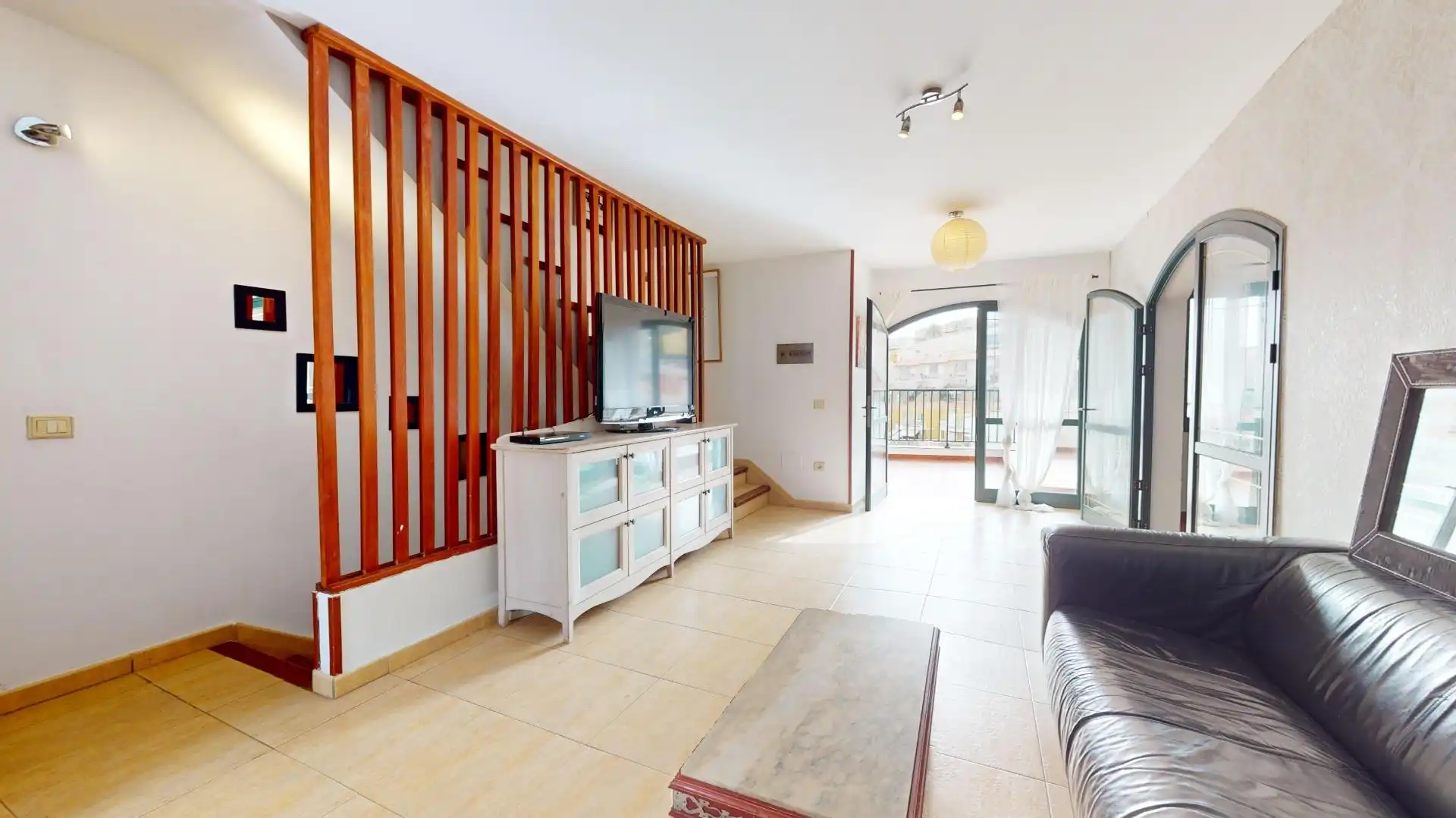 Living room of Detached homes for sale in Mogán  with Terrace, Furnished and Balcony