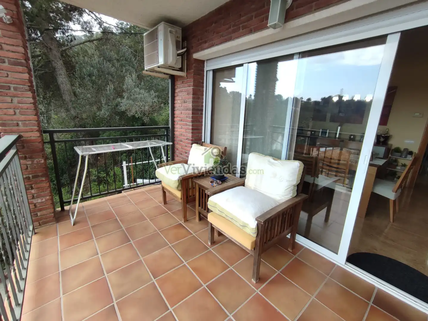 Terrassa de Casa o xalet en venda en Cervelló amb Calefacció, Jardí privat i Terrassa