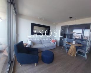 Sala d'estar de Apartament de lloguer en  Barcelona Capital amb Aire condicionat, Calefacció i Jardí privat