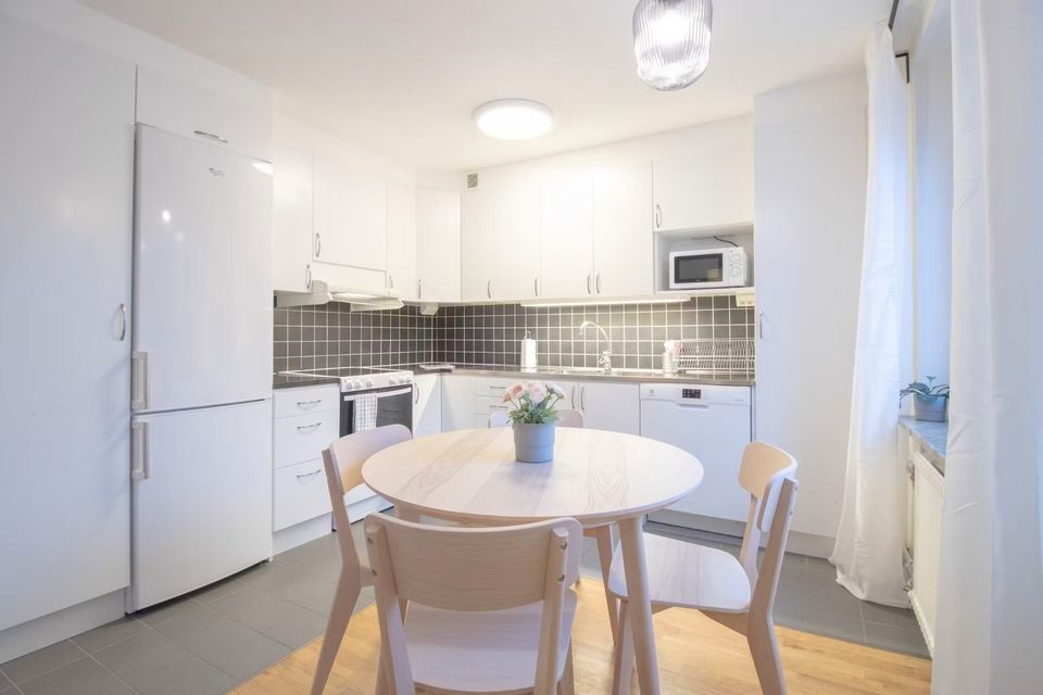 Kitchen of Flat to rent in  Granada Capital  with Furnished and Pets allowed