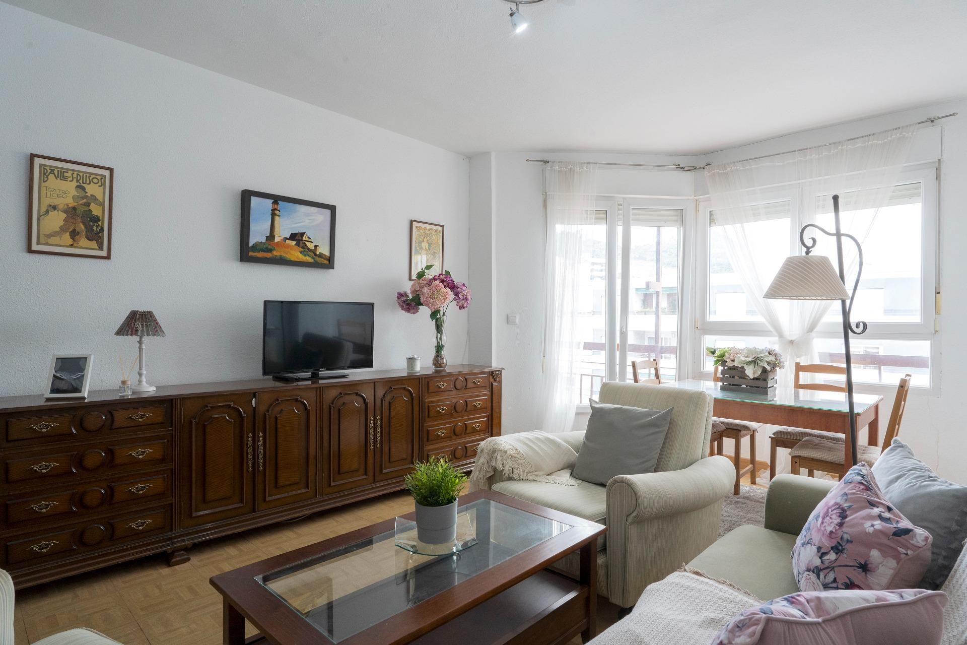Living room of Flat for sale in  Jaén Capital  with Terrace and Furnished
