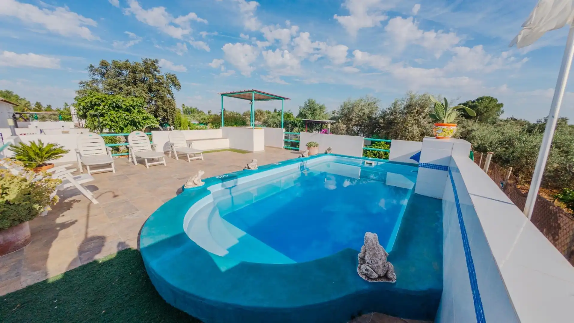 Swimming pool of Houses for sale in Carmona  with Air Conditioner, Private garden and Terrace