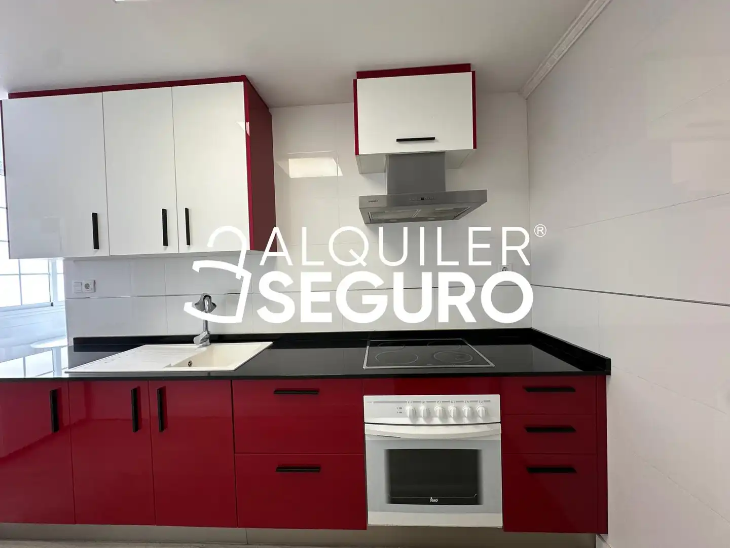 Kitchen of Flat for rent in Torrent  with Air Conditioner, Terrace and Furnished