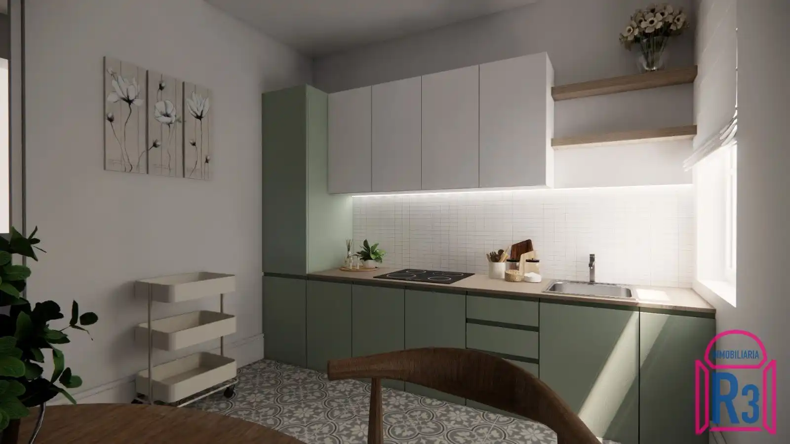 Küche von Wohnung zum Verkauf in León Capital 