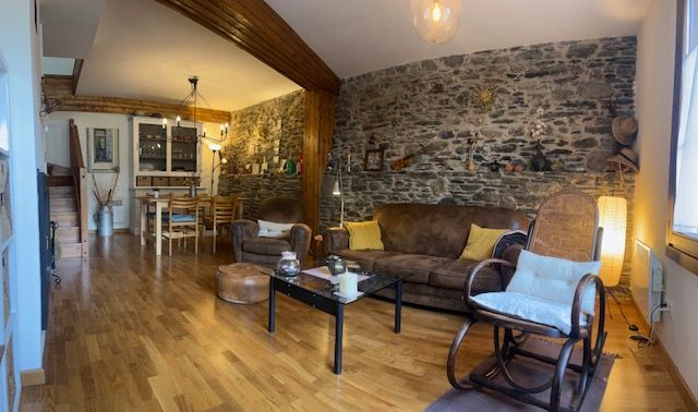 Sala d'estar de Casa adosada en venda en Alt Àneu amb Calefacció, Parquet i Traster