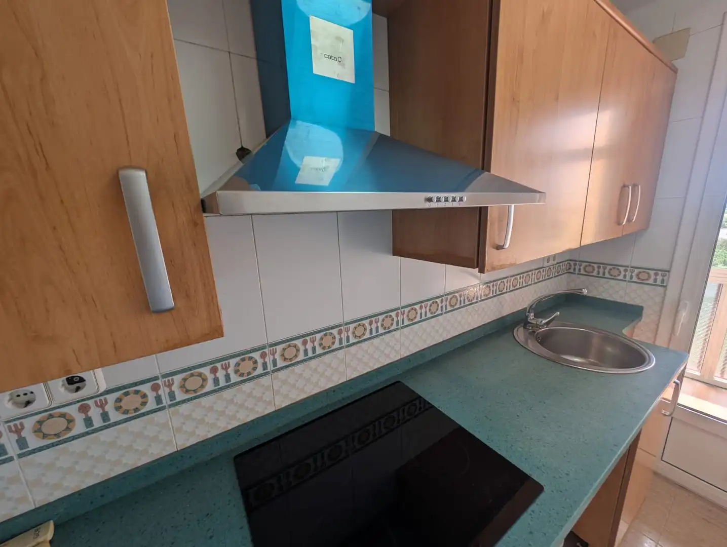 Cocina de Piso de alquiler en Reus con Aire acondicionado, Horno y Balcón