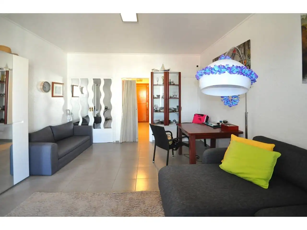 Wohnzimmer von Wohnungen zum Verkauf in Lloret de Mar mit Möbliert, Balkon und Gemeinschaftspool