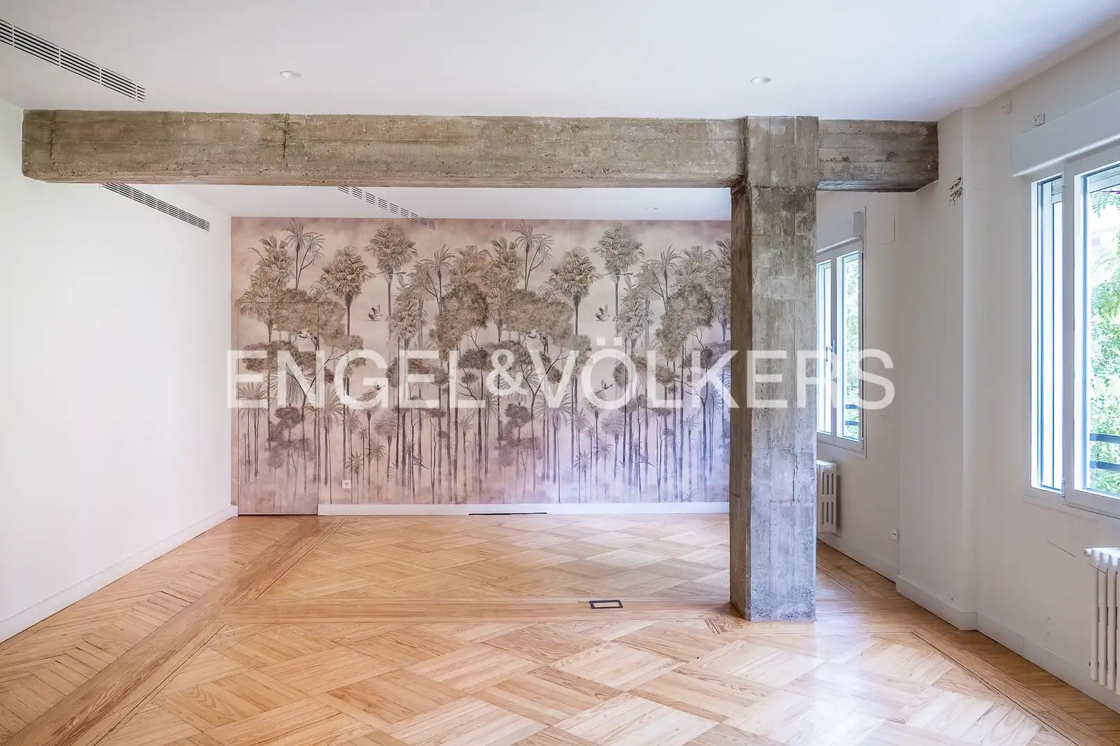 Esszimmer von Wohnung zur Miete in Sevilla mit Klimaanlage, Heizung und Parkett