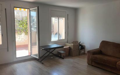 Sala d'estar de Àtic en venda en  Barcelona Capital amb Aire condicionat i Terrassa