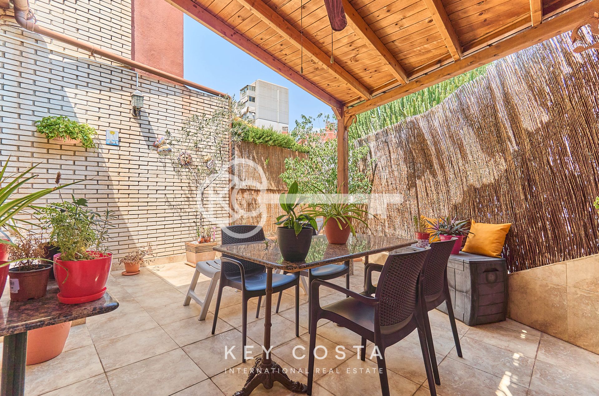 Terrace of Single-family semi-detached for sale in Alicante / Alacant  with Air Conditioner, Private garden and Terrace