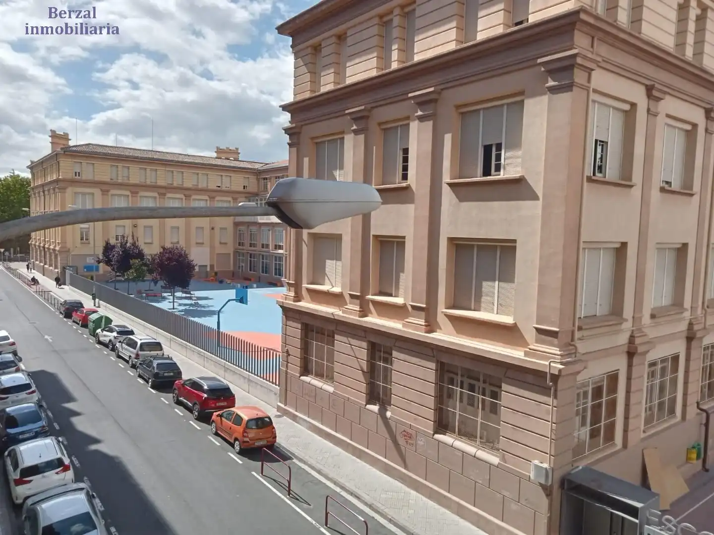 Exterior view of Flat for sale in  Logroño  with Heating, Private garden and Terrace
