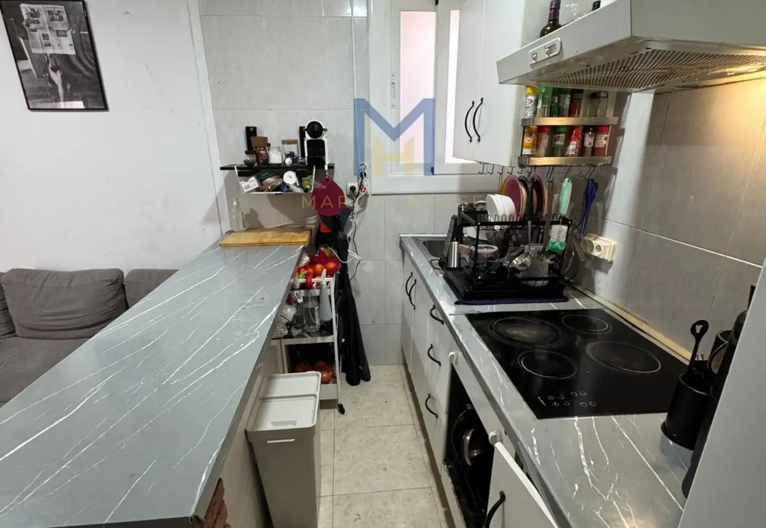 Cocina de Casa adosada en venta en Badalona con Terraza, Trastero y Amueblado