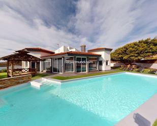 Exterior view of House or chalet for sale in La Oliva  with Terrace and Swimming Pool