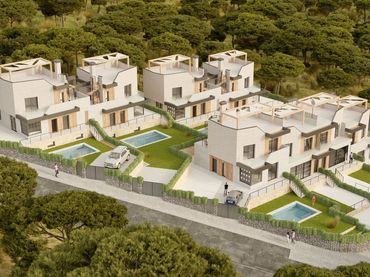 Maison mitoyenne avec piscine à vendre à Balcón de Ponoig - Polop Paradis - Polop Hills