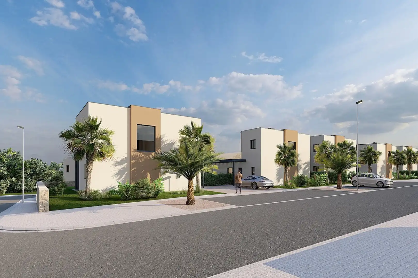 Vista exterior de Casa o xalet en venda en Murcia amb Aire condicionat, Jardí privat i Terrassa