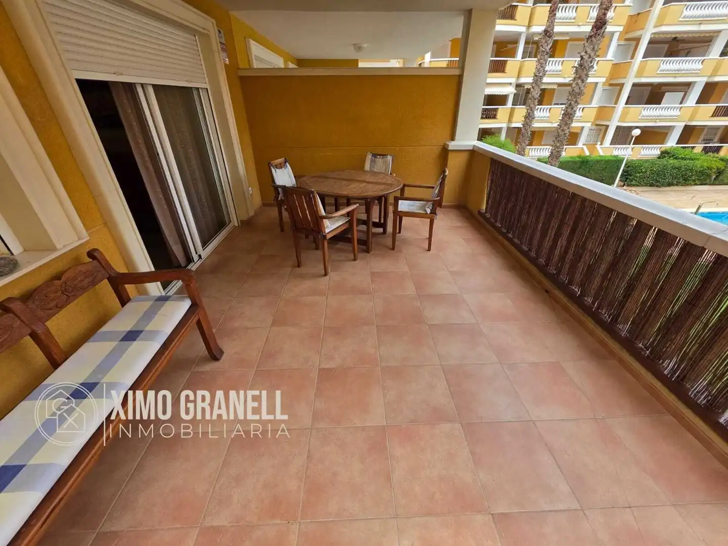 Balcony of Flat for rent in Moncofa  with Storage room and Community pool