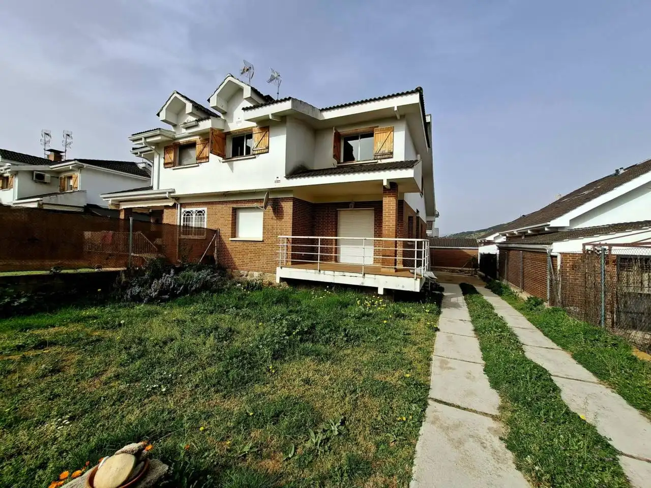 Exterior view of Detached homes for sale in Moralzarzal  with Heating, Private garden and Terrace