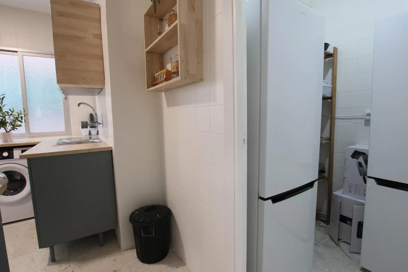 Cocina de Piso de alquiler en Badajoz con Terraza y Amueblado