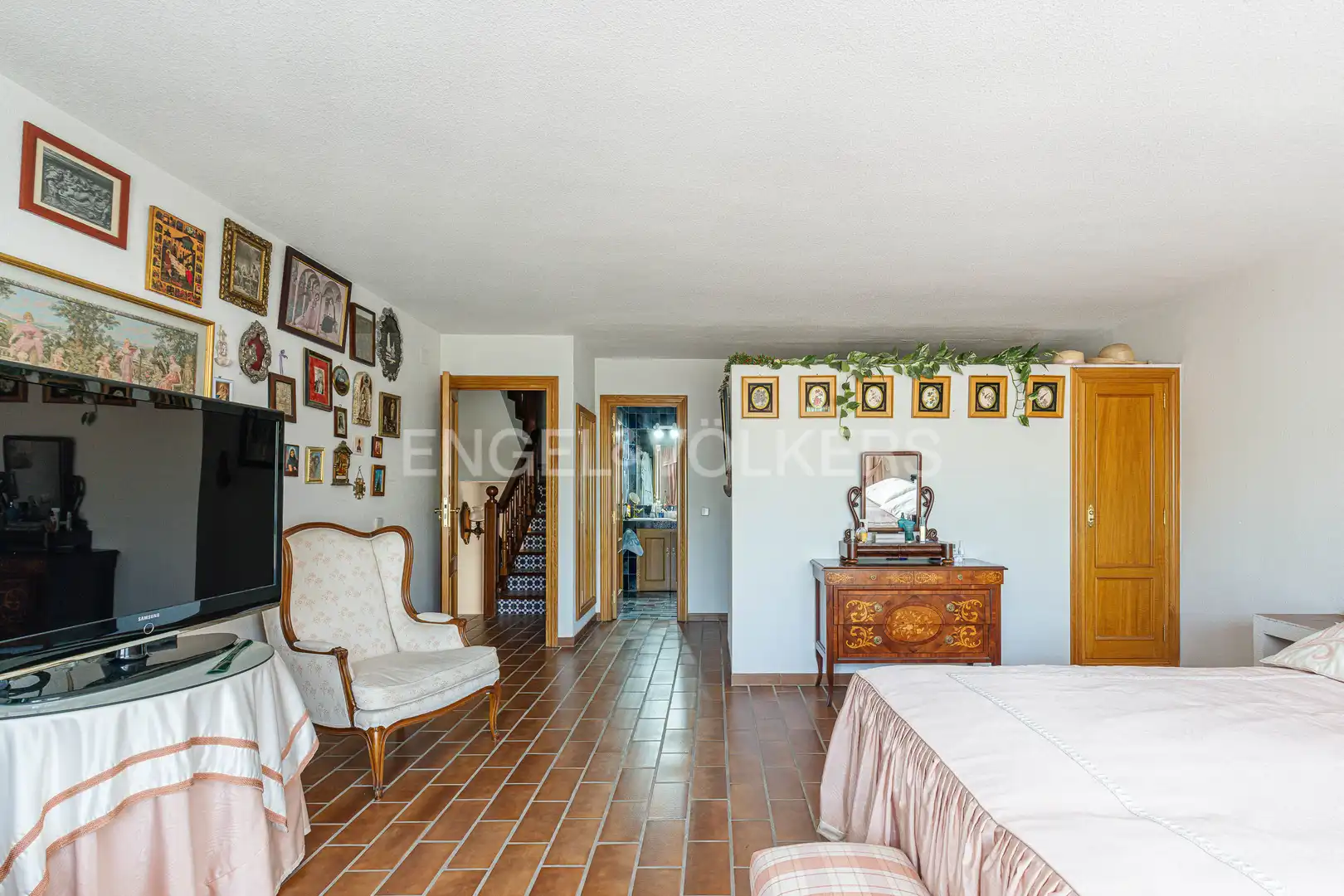 Dormitori de Casa o xalet en venda en Becerril de la Sierra amb Calefacció, Jardí privat i Piscina