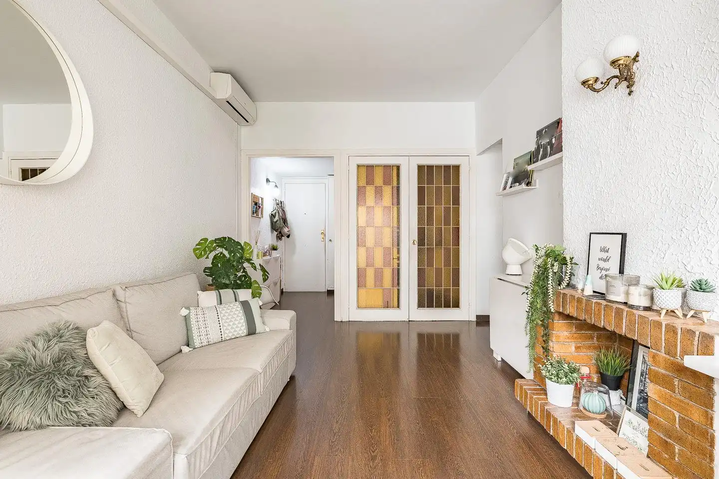 Sala de estar de Apartamento en venta en Sarrià - Sant Gervasi