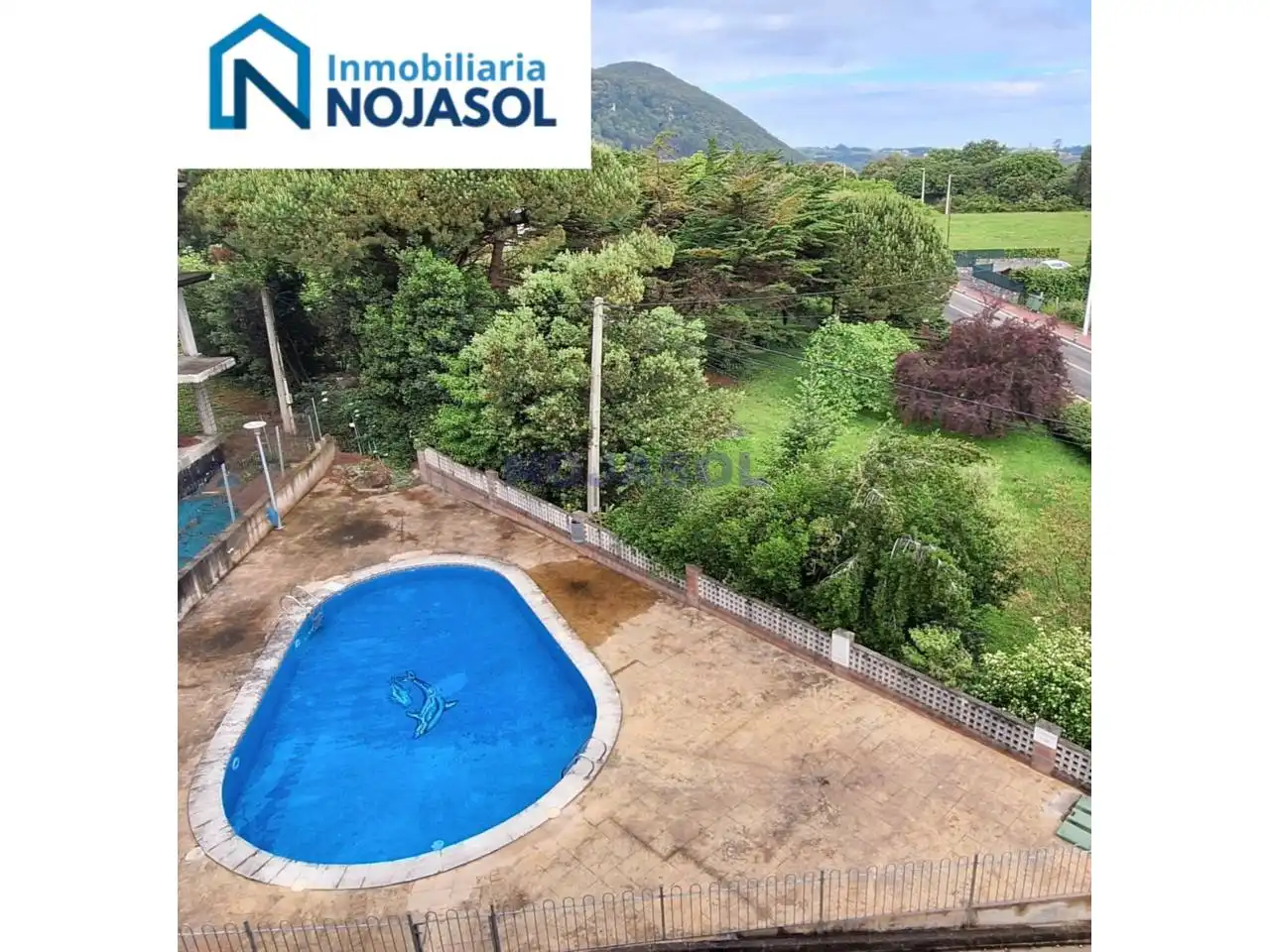 Schwimmbecken von Wohnungen zur Miete in Noja mit Heizung, Parkett und Terrasse