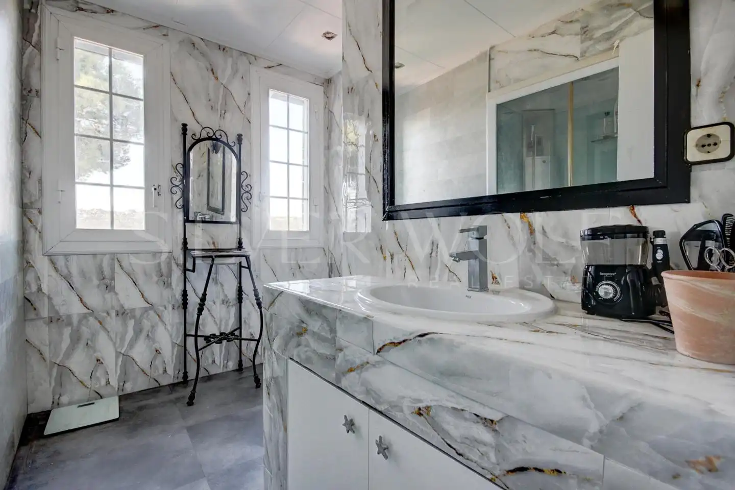 Baño de Casa o chalet en venta en Cervelló con Aire acondicionado, Calefacción y Jardín privado
