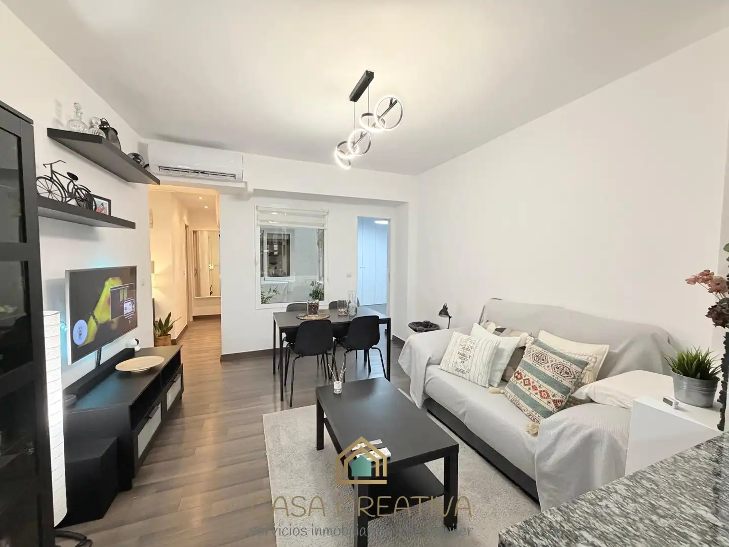Sala de estar de Piso en venta en Alzira con Aire acondicionado, Calefacción y Amueblado