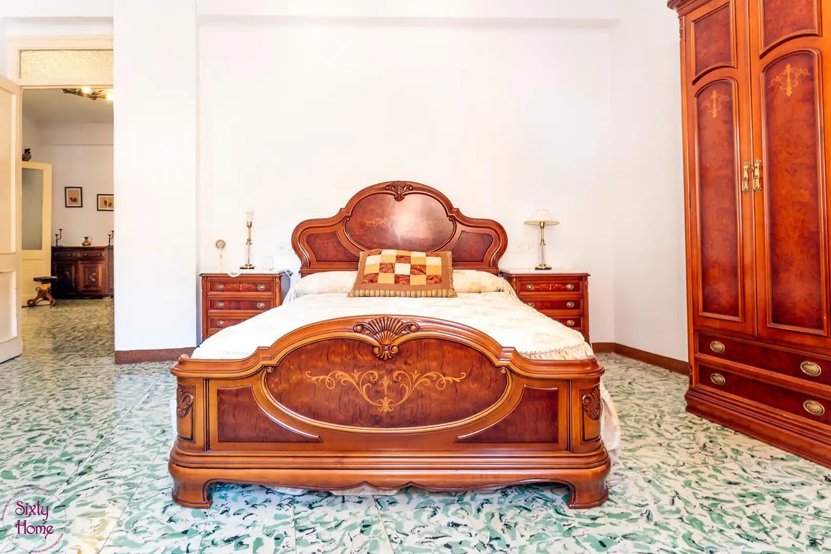 Dormitori de Casa o xalet en venda en Andorra (Teruel) amb Jardí privat, Traster i Moblat