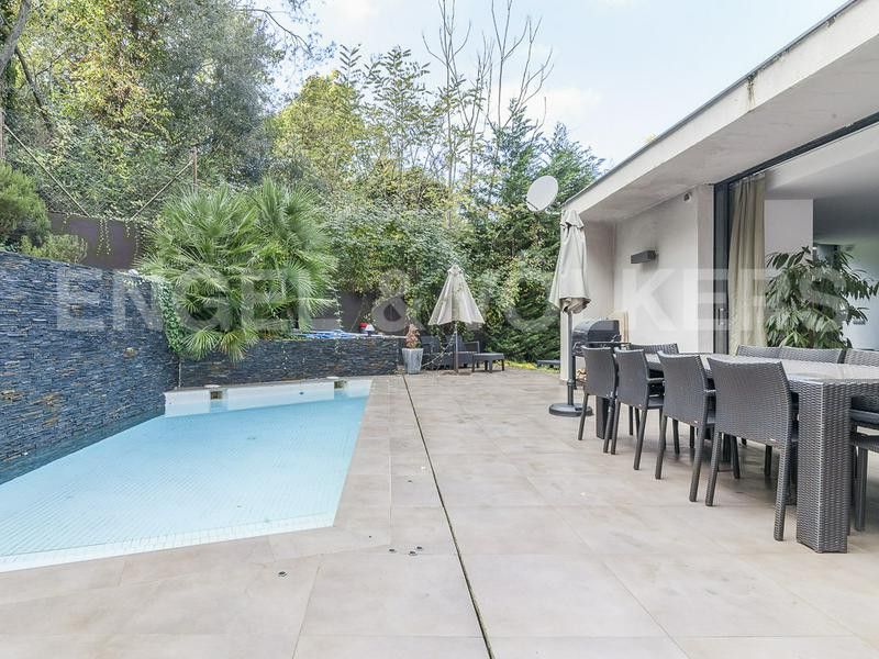 Terrace of House or chalet for sale in Sant Cugat del Vallès  with Heating, Private garden and Parquet flooring