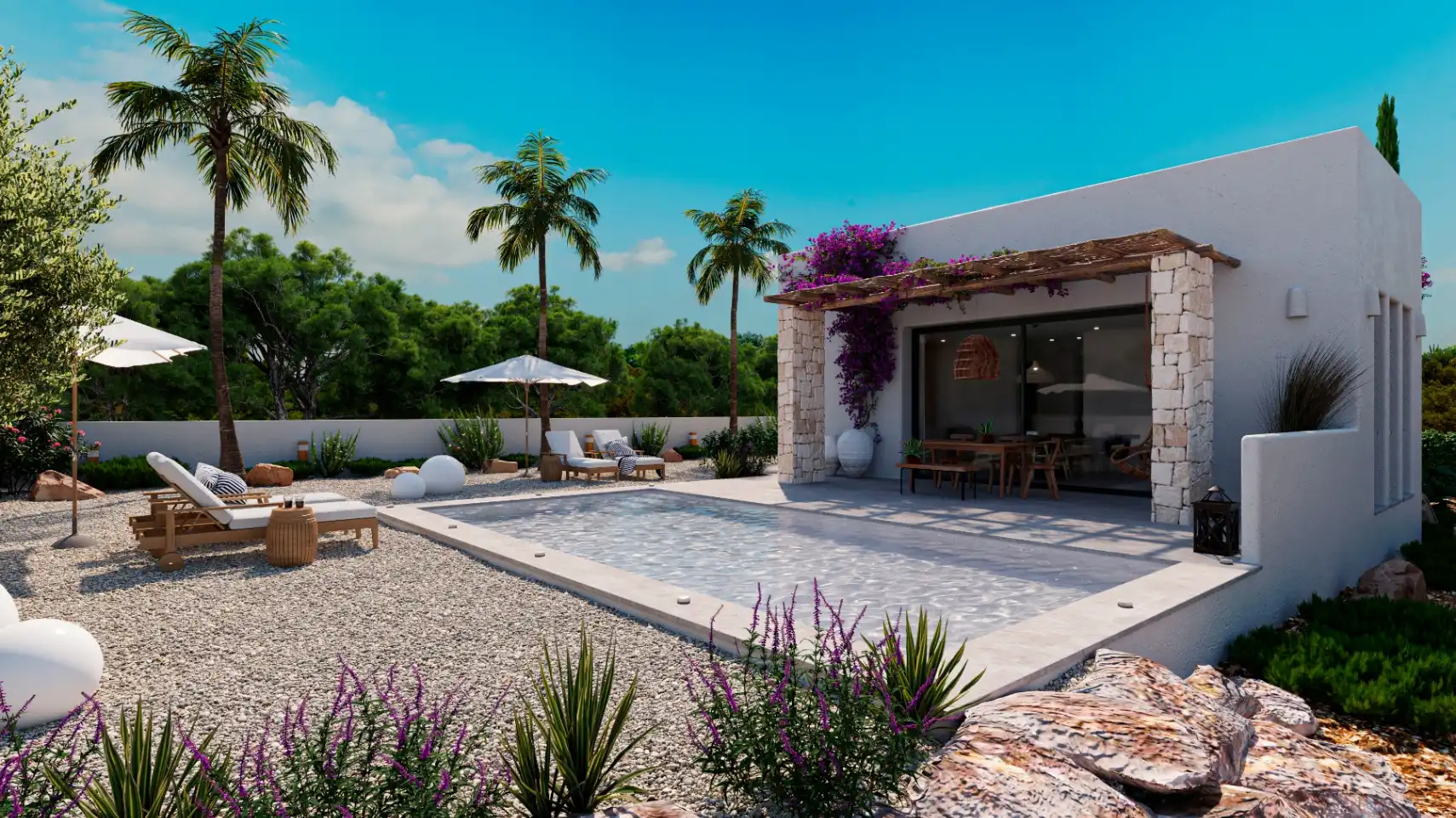 Garden of Houses for sale in Dénia