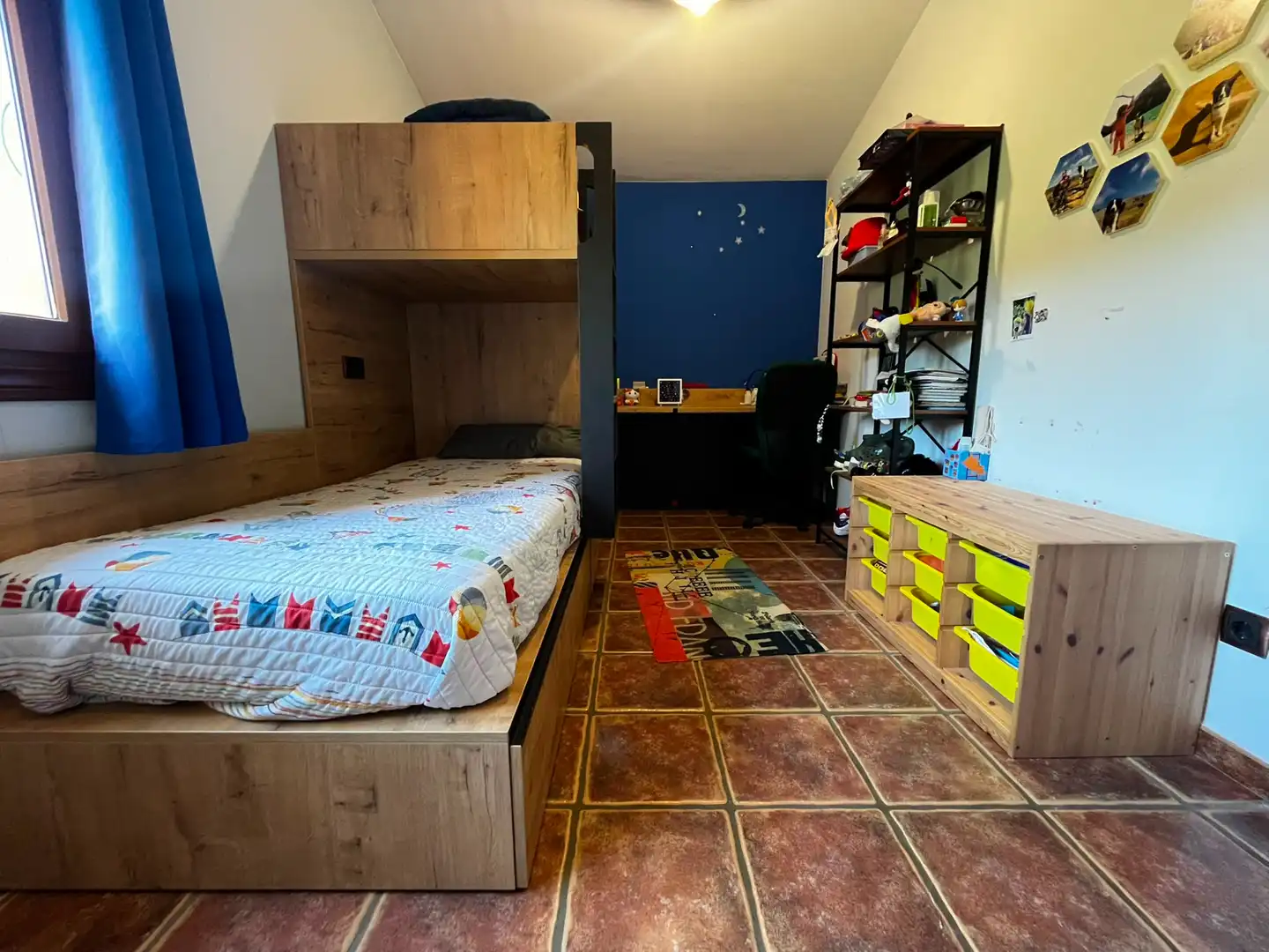 Bedroom of Houses for rent in Sant Martí de Llémena  with Air Conditioner, Heating and Private garden