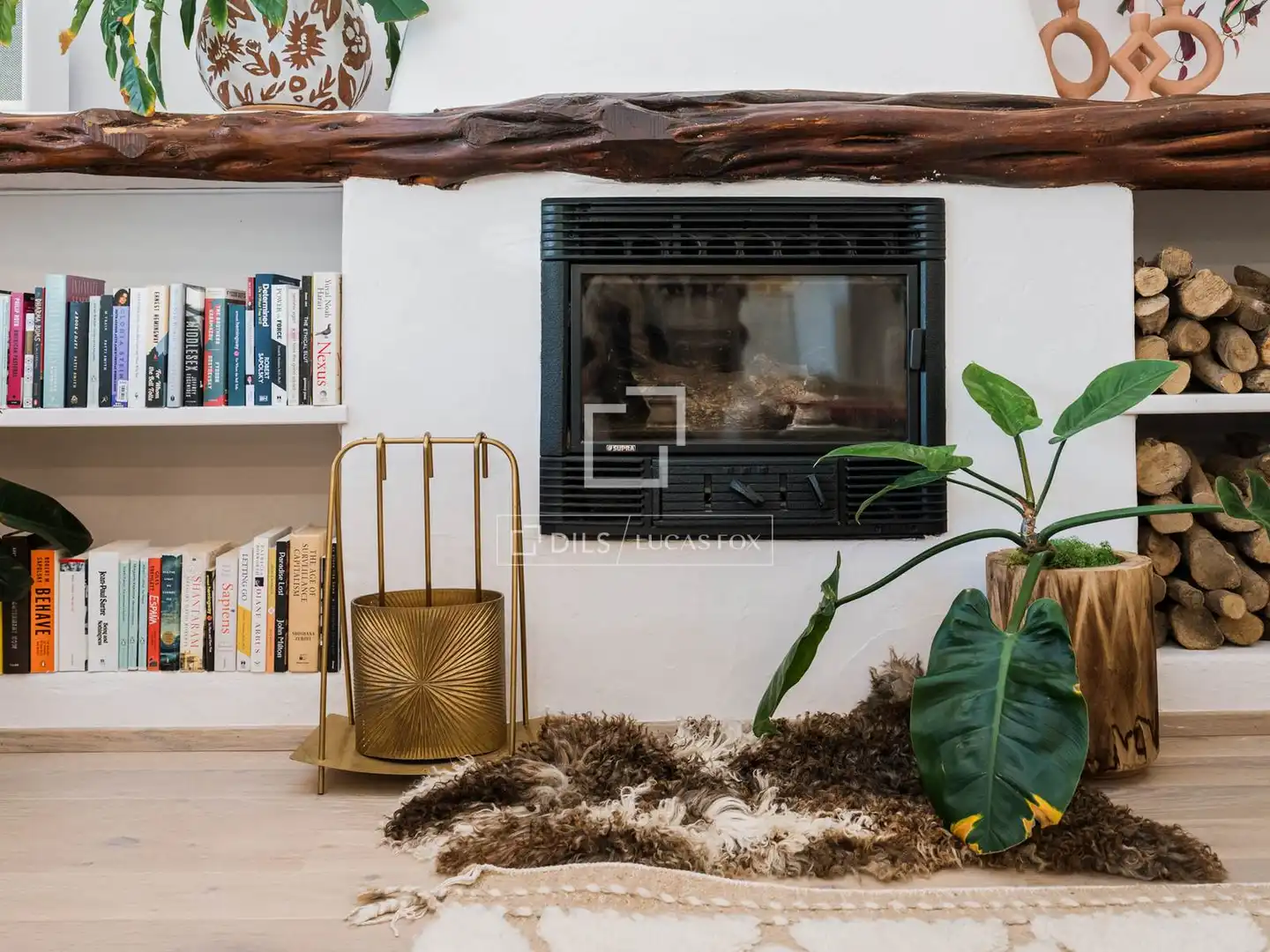 Sala d'estar de Casa o xalet en venda en Santa Eulària des Riu amb Aire condicionat, Calefacció i Jardí privat