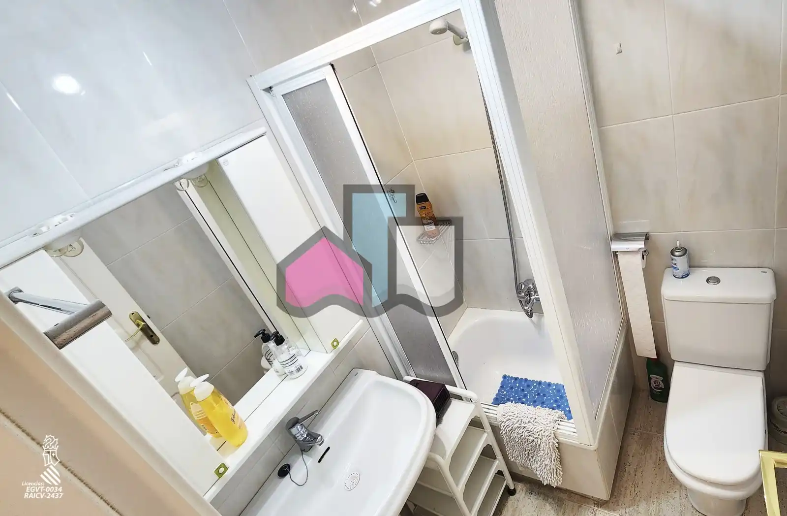 Baño de Apartamento en venta en Cullera con Aire acondicionado, Terraza y Amueblado