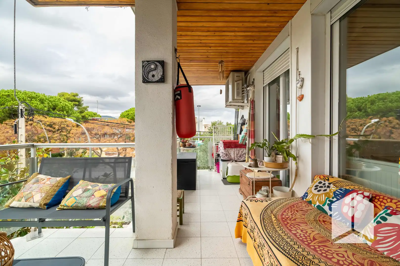 Balcony of Flat for sale in Castelldefels  with Air Conditioner, Terrace and Storage room