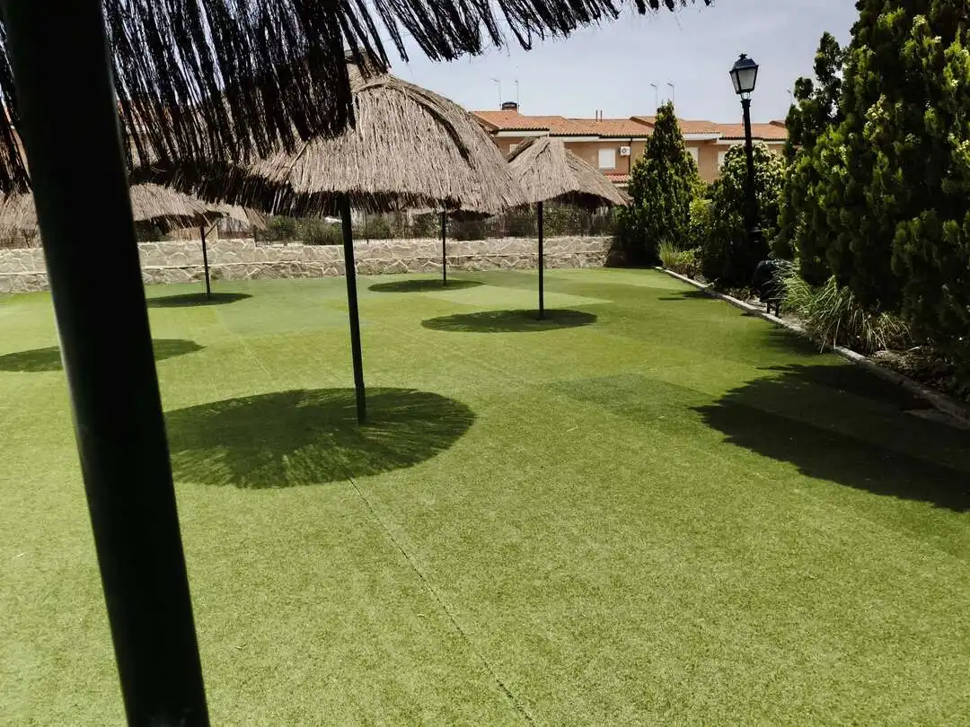 Garden of Detached homes for sale in Hormigos  with Heating, Swimming Pool and Alarm